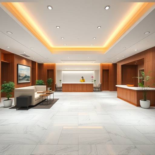 Foto da recep√§√£o da Eloqu√™ncia Brasileira, com design moderno e acolhedor.